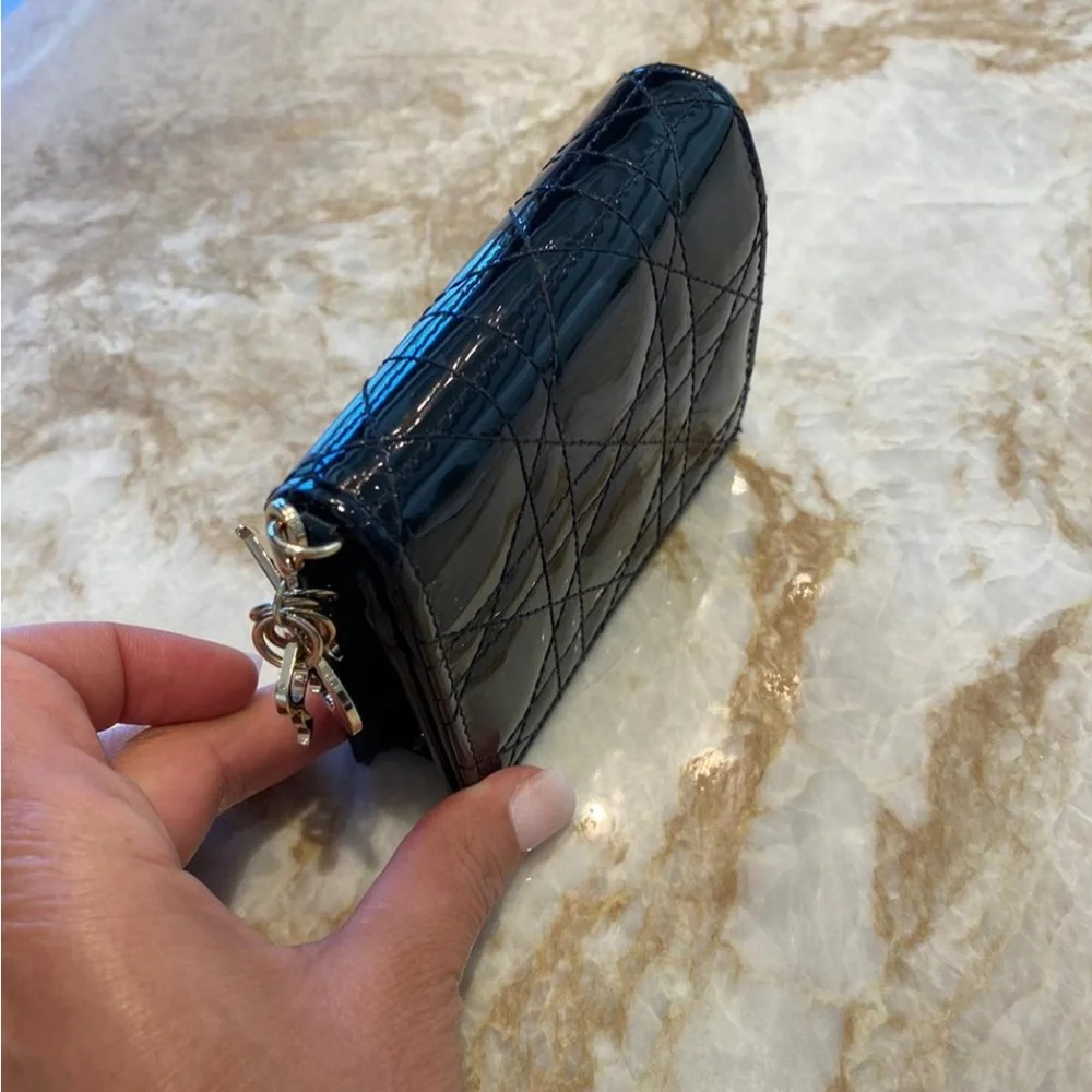 Lady Dior Lotus Wallet